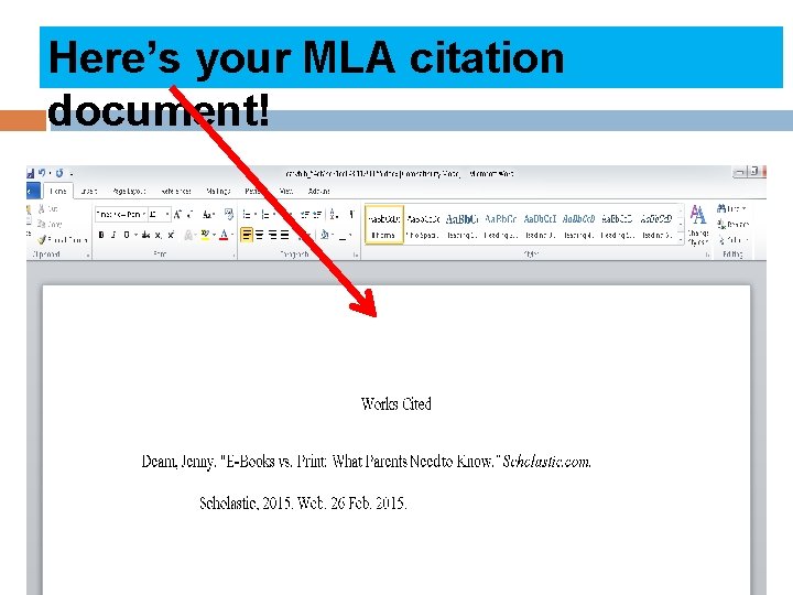 Here’s your MLA citation document! 
