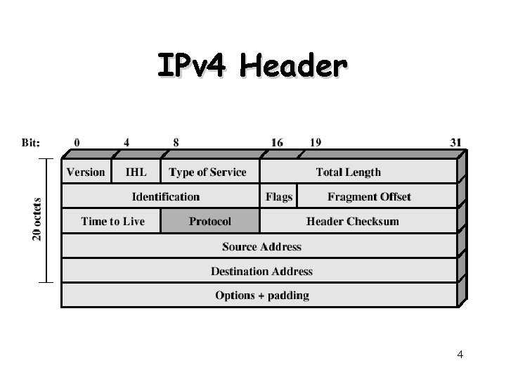 IPv 4 Header 4 