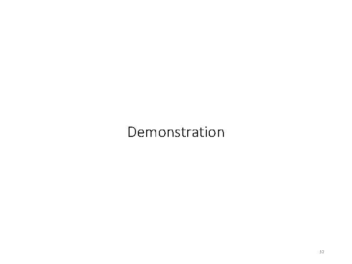 Demonstration 52 