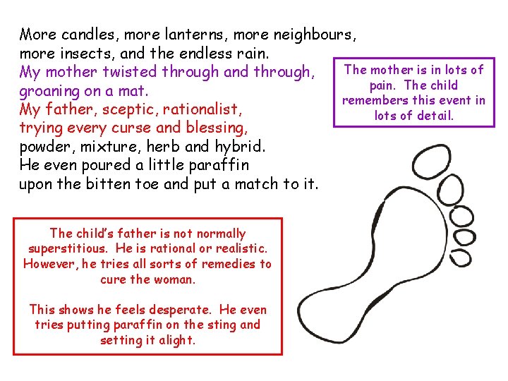 More candles, more lanterns, more neighbours, more insects, and the endless rain. The mother More candles, more lanterns, more neighbours, more insects, and the endless rain. The mother