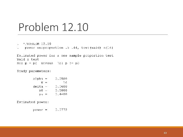 Problem 12. 10 22 Problem 12. 10 22