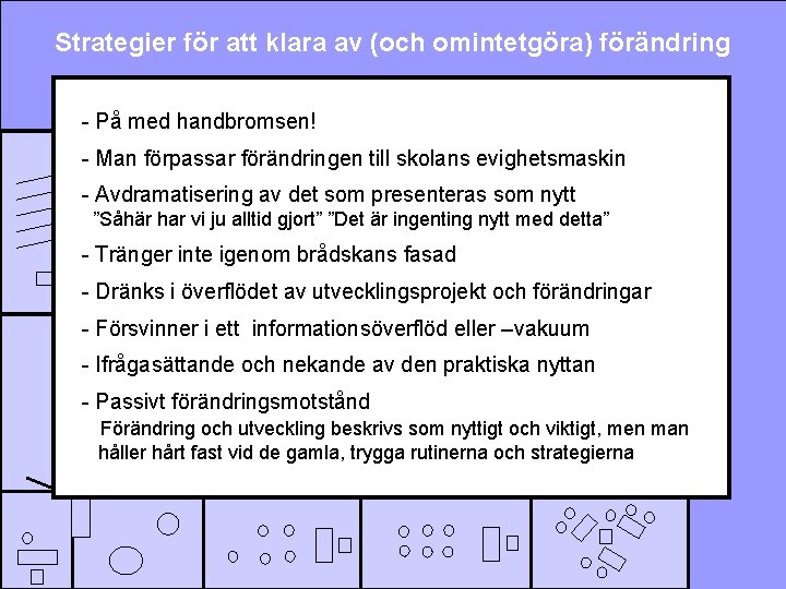 Strategier för att klara av (och omintetgöra) förändring - På med handbromsen! - Man