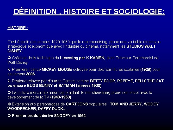DÉFINITION , HISTOIRE ET SOCIOLOGIE: HISTOIRE : C’est à partir des années 1920 -1930 DÉFINITION , HISTOIRE ET SOCIOLOGIE: HISTOIRE : C’est à partir des années 1920 -1930