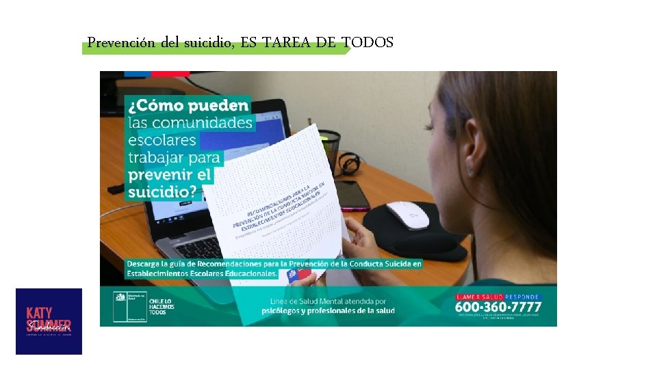 Prevención del suicidio, ES TAREA DE TODOS 