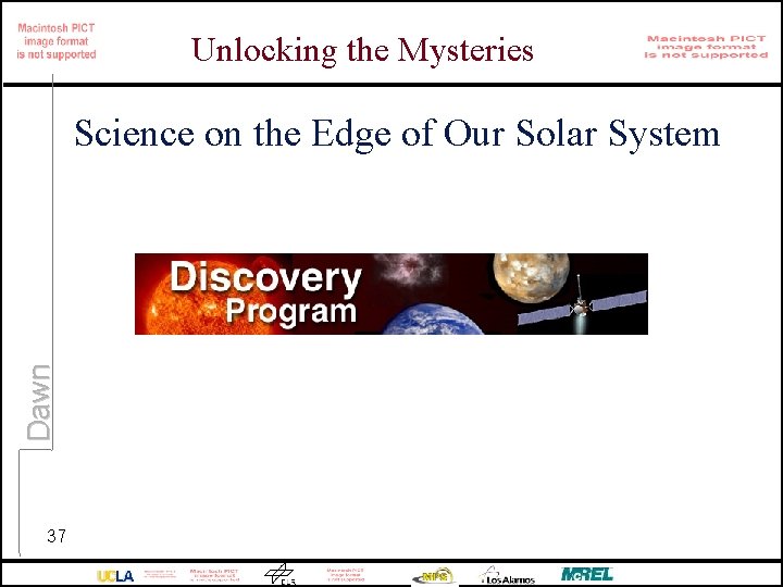 Unlocking the Mysteries Dawn Science on the Edge of Our Solar System 37 33