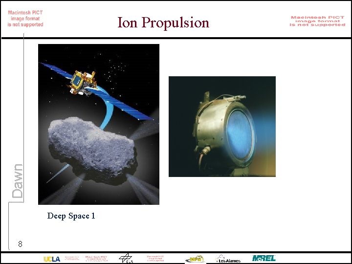 Dawn Ion Propulsion Deep Space 1 8 
