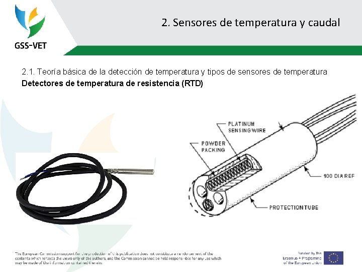 2. Sensores de temperatura y caudal 2. 1. Teoría básica de la detección de