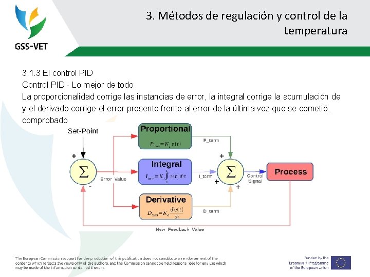 3. Métodos de regulación y control de la temperatura 3. 1. 3 El control