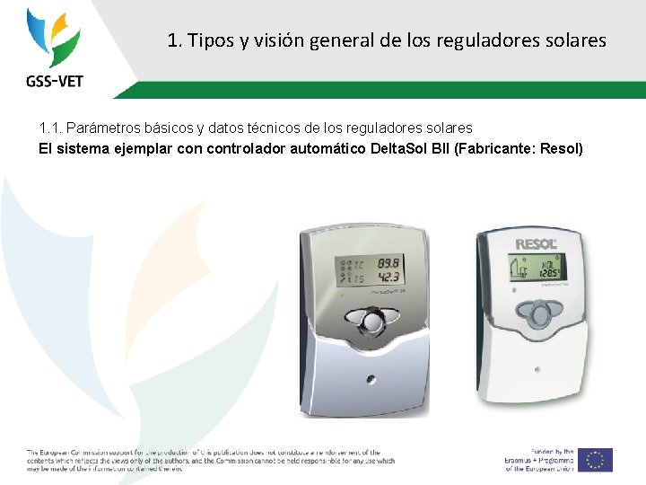 1. Tipos y visión general de los reguladores solares 1. 1. Parámetros básicos y