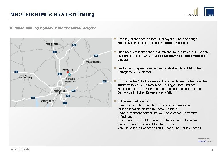 Mercure Hotel München Airport Freising Business- und Tagungshotel in der Vier-Sterne-Kategorie www. immac. de