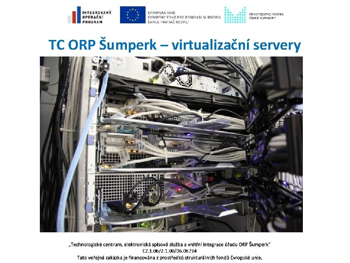 TC ORP Šumperk – virtualizační servery 