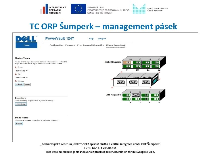 TC ORP Šumperk – management pásek 