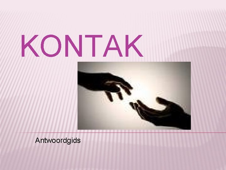 KONTAK Antwoordgids 