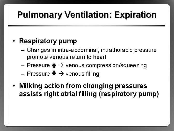 CHAPTER 7 The Respiratory System and Its Regulation