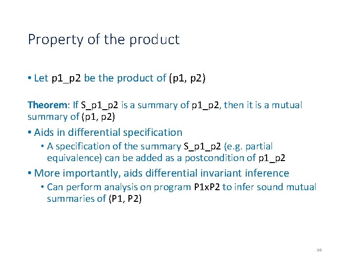 Property of the product • Let p 1_p 2 be the product of (p