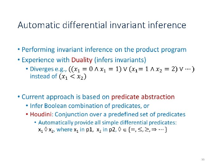 Automatic differential invariant inference • 11 