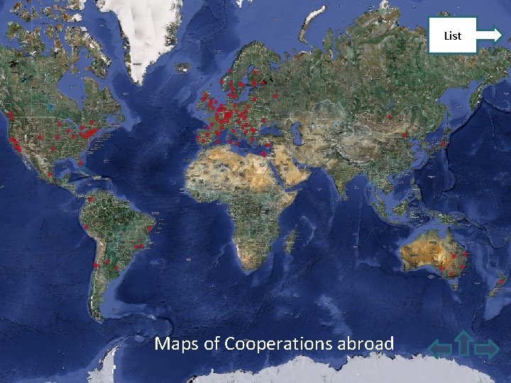 Cooperation List Maps of Cooperations abroad www. federazionecemat. it 