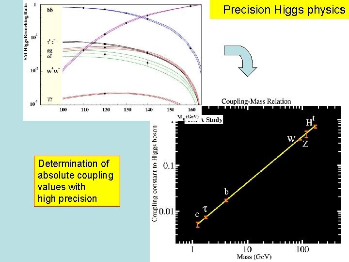 Precision Higgs physics Determination of absolute coupling values with high precision 