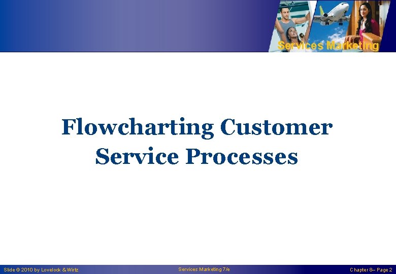 Services Marketing Flowcharting Customer Service Processes Slide © 2010 by Lovelock & Wirtz Services