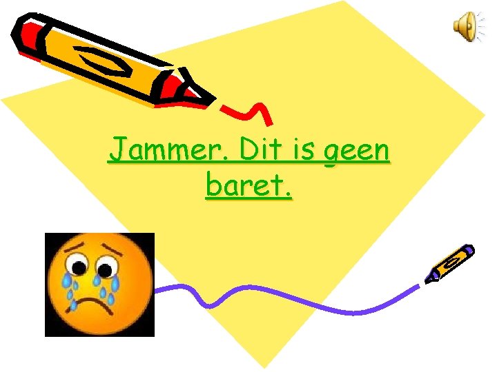 Jammer. Dit is geen baret. 