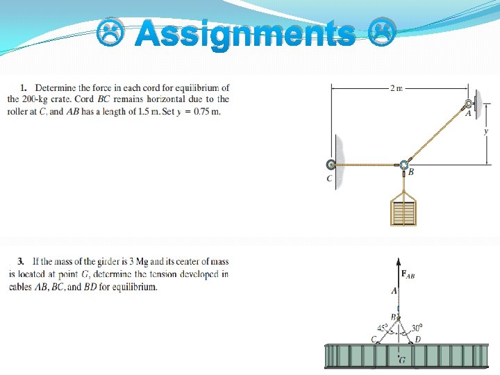  Assignments 