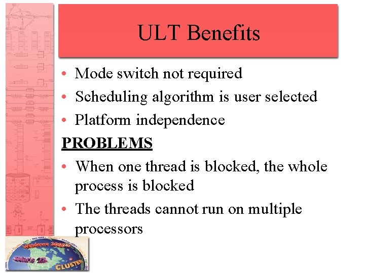 ULT Benefits • Mode switch not required • Scheduling algorithm is user selected •