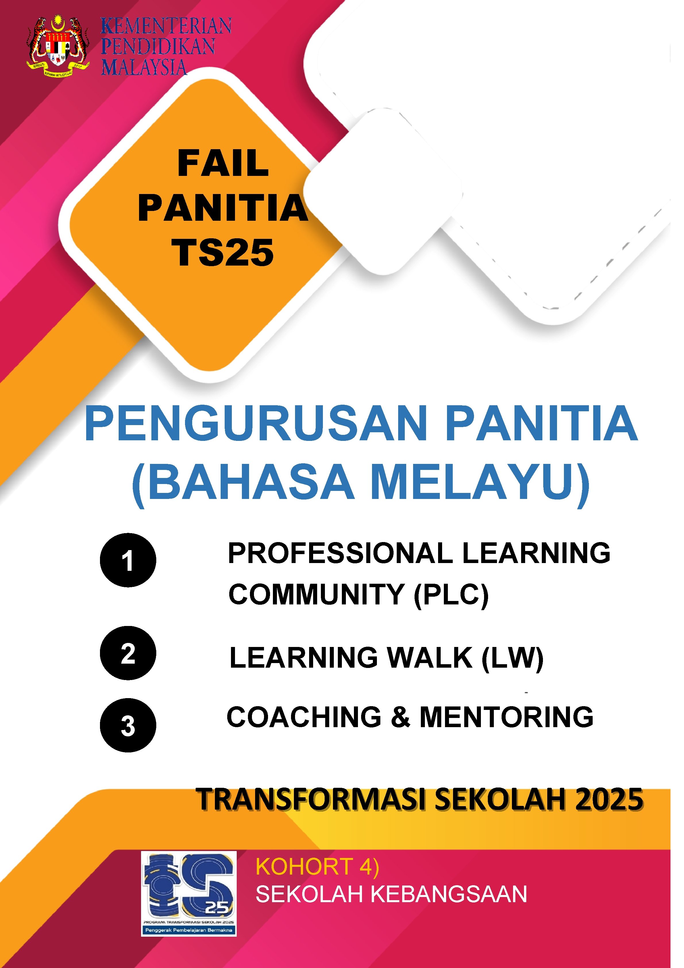 FAIL PANITIA TS 25 PENGURUSAN PANITIA (BAHASA MELAYU) 1 PROFESSIONAL LEARNING COMMUNITY (PLC) 2