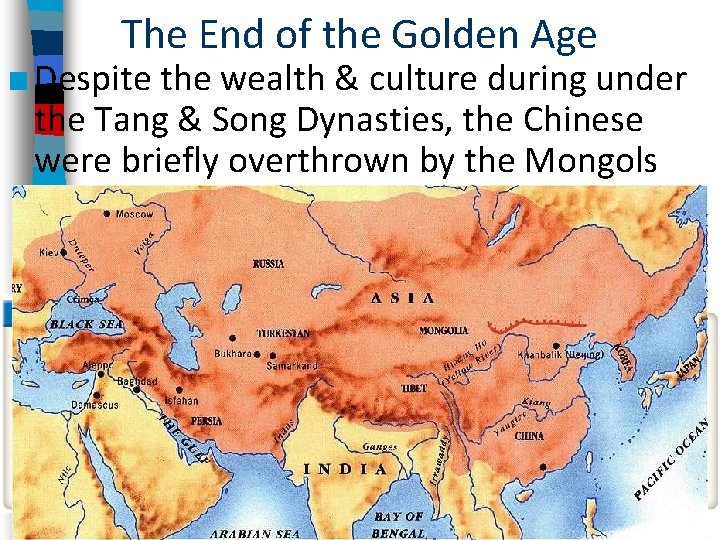 The End of the Golden Age ■ Despite the wealth & culture during under