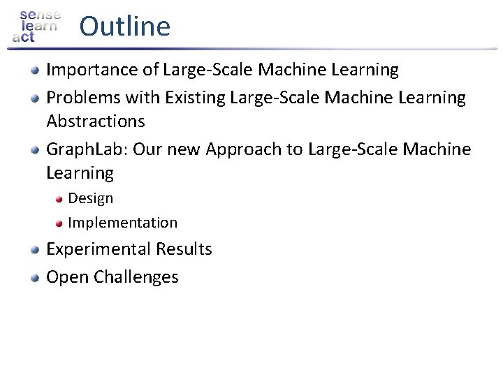 A New Parallel Framework for Machine Learning Joseph
