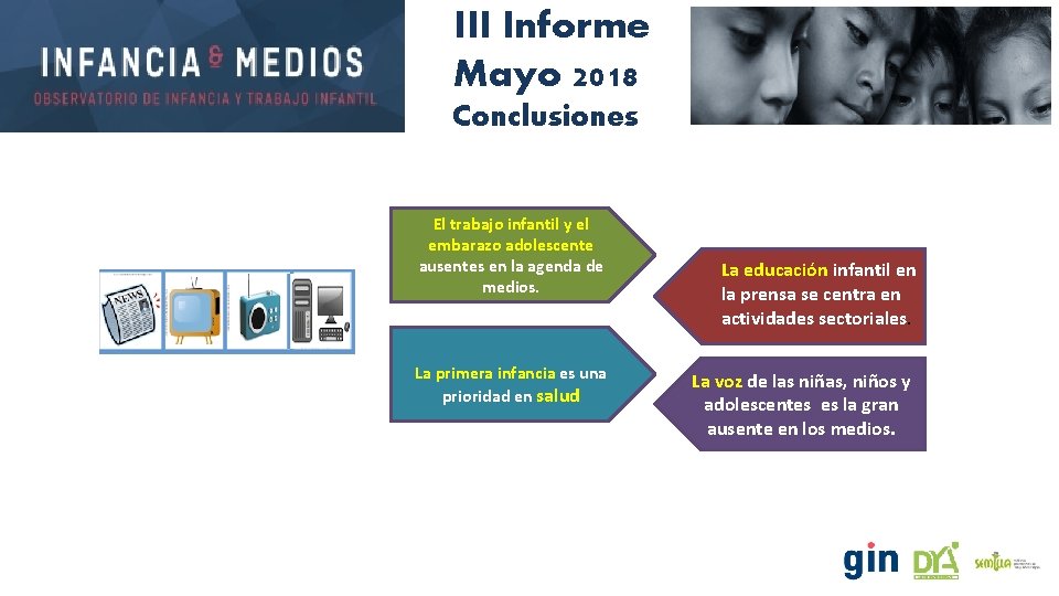 III Informe Mayo 2018 Conclusiones El trabajo infantil y el embarazo adolescente ausentes en III Informe Mayo 2018 Conclusiones El trabajo infantil y el embarazo adolescente ausentes en