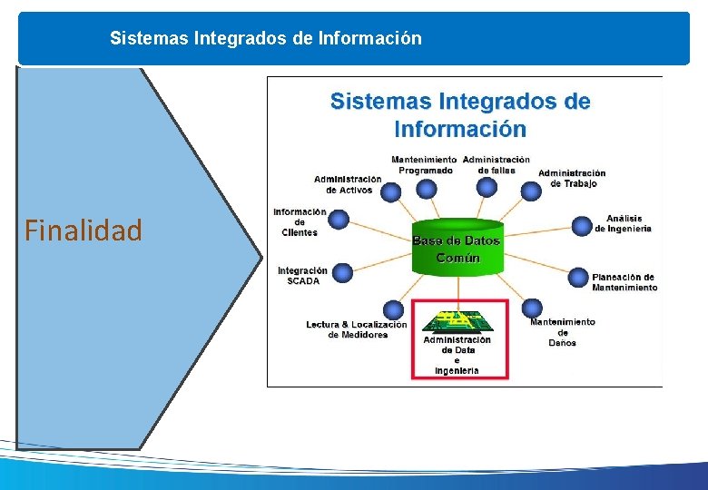 Sistemas Integrados de Información Finalidad 