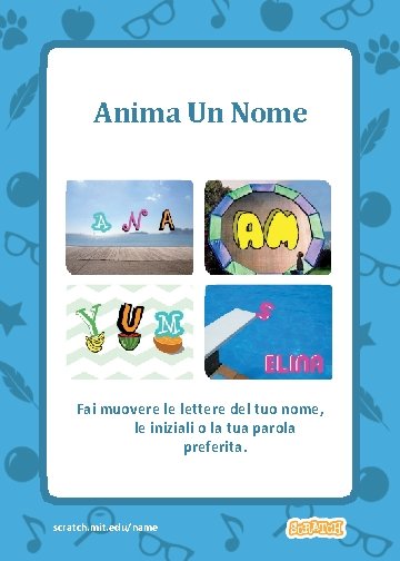 Anima Un Nome Fai muovere le lettere del tuo nome, le iniziali o la