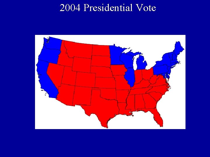 2004 Presidential Vote 