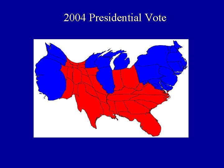 2004 Presidential Vote 