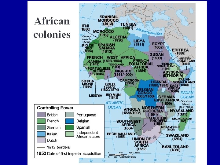 African colonies 