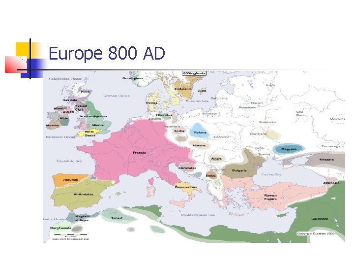 Europe 800 AD 