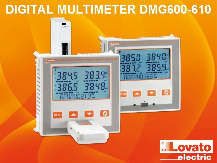 DIGITAL MULTIMETER DMG 600 -610 