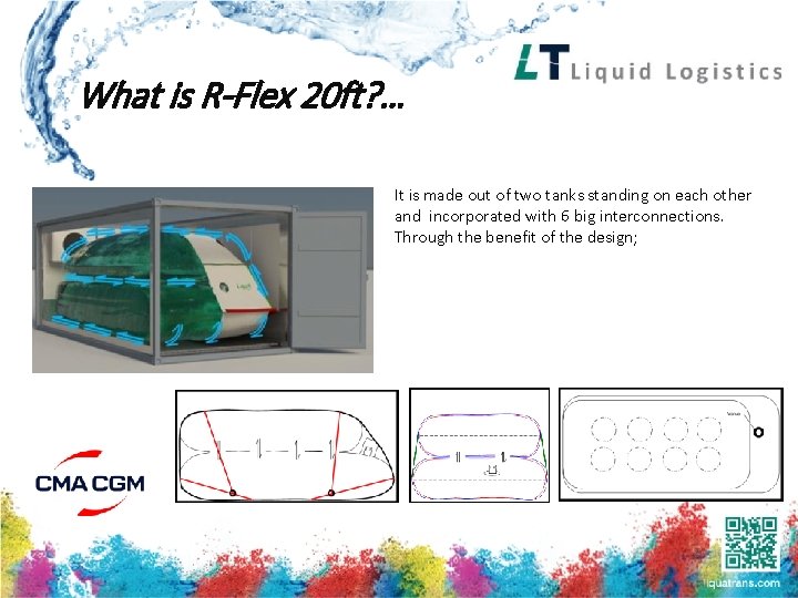 What is R-Flex 20 ft? … It is made out of two tanks standing