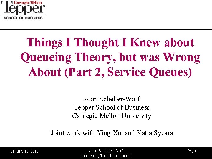 Things I Thought I Knew about Queueing Theory, but was Wrong About (Part 2,