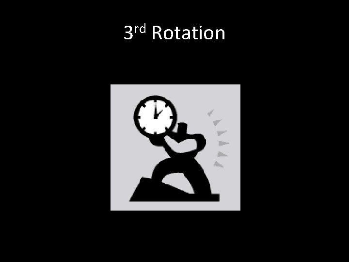 3 rd Rotation 