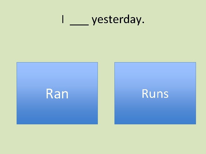 Runned Verbs Welcome Mrs Hofmanns Class Past vs Present