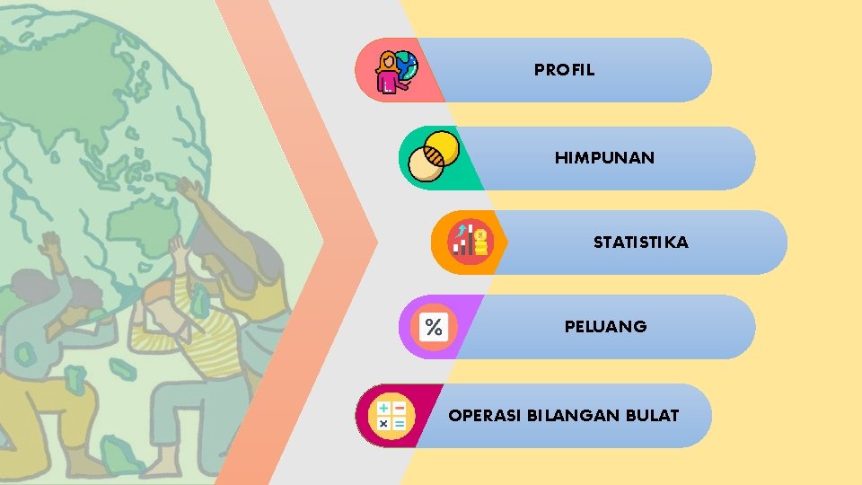 PROFIL HIMPUNAN STATISTIKA PELUANG OPERASI BILANGAN BULAT 