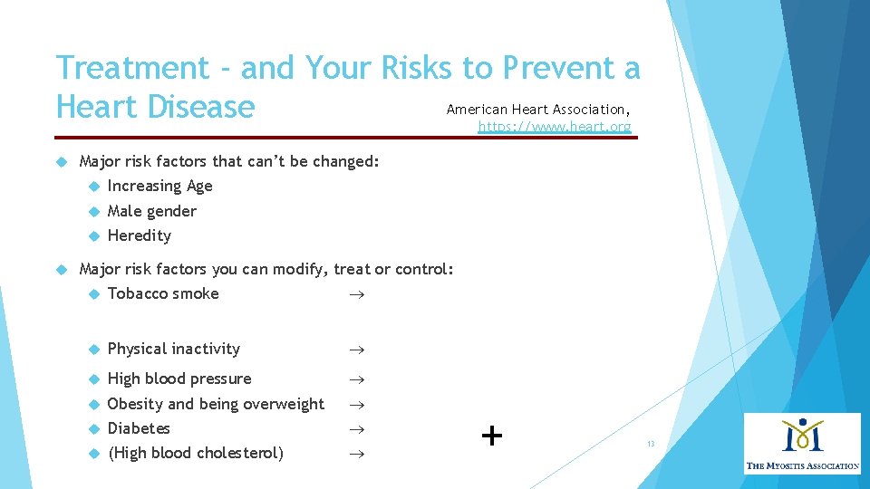 Treatment - and Your Risks to Prevent a American Heart Association, Heart Disease https: