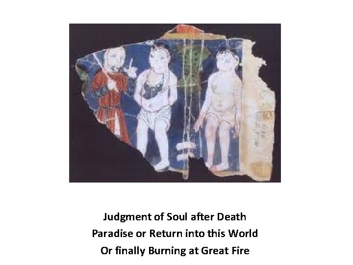 Judgment of Soul after Death Paradise or Return into this World Or finally Burning