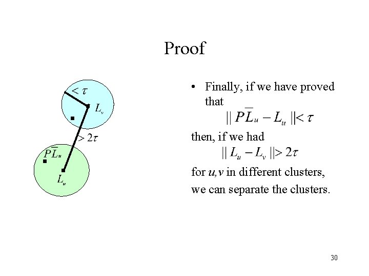 Proof • Finally, if we have proved that then, if we had for u,