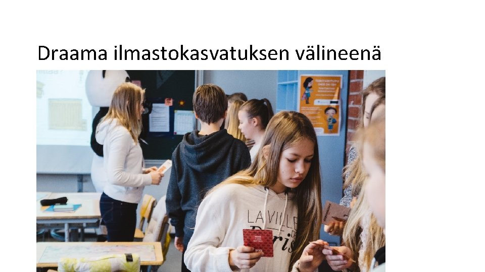 Draama ilmastokasvatuksen välineenä 