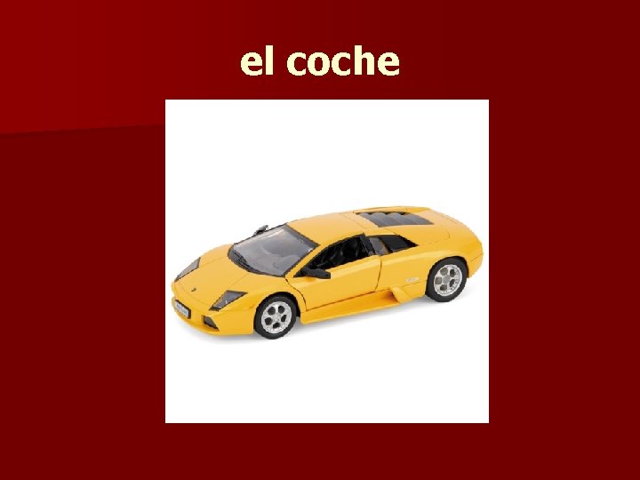 el coche 