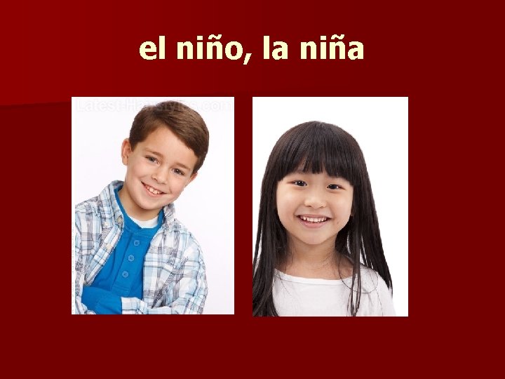 el niño, la niña 