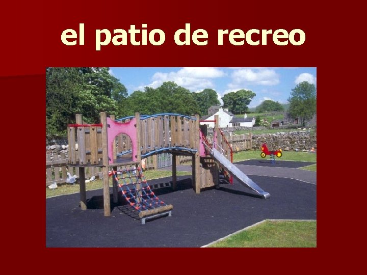 el patio de recreo 