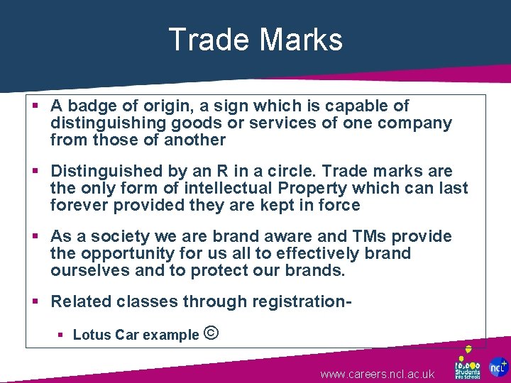 Trade Marks § A badge of origin, a sign which is capable of distinguishing